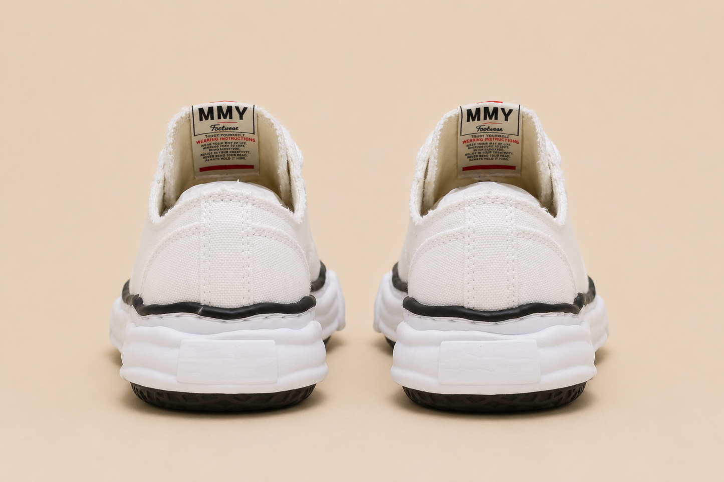 Mihara Peterson OG Sole White - back MMY heel