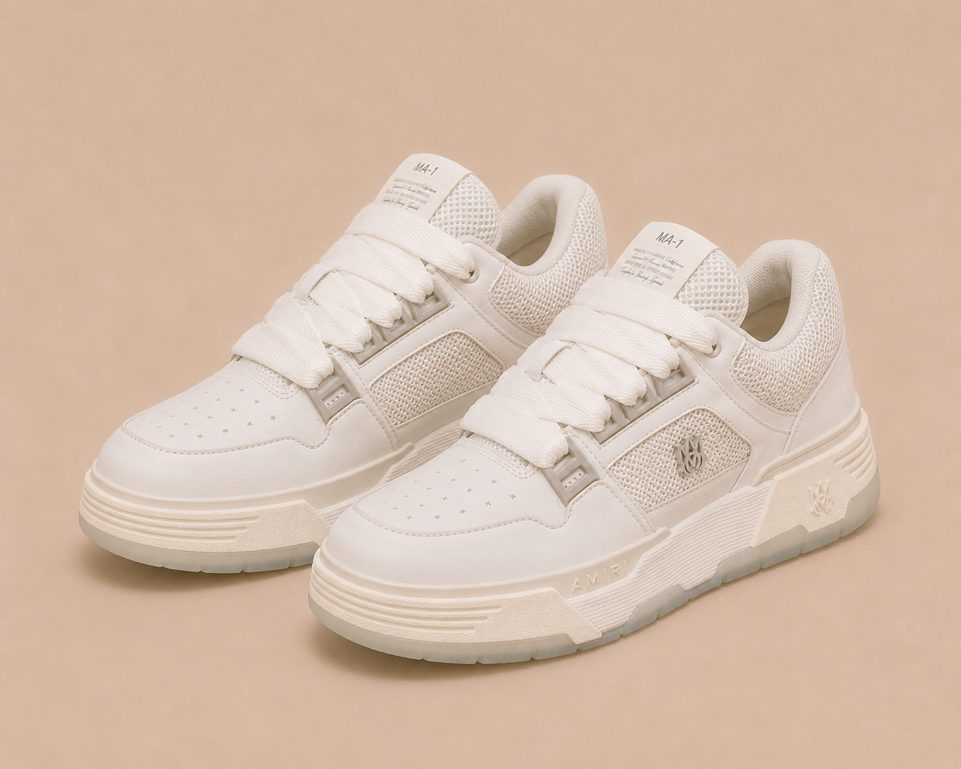 Amiri MA-1 All Cream Mesh - pair