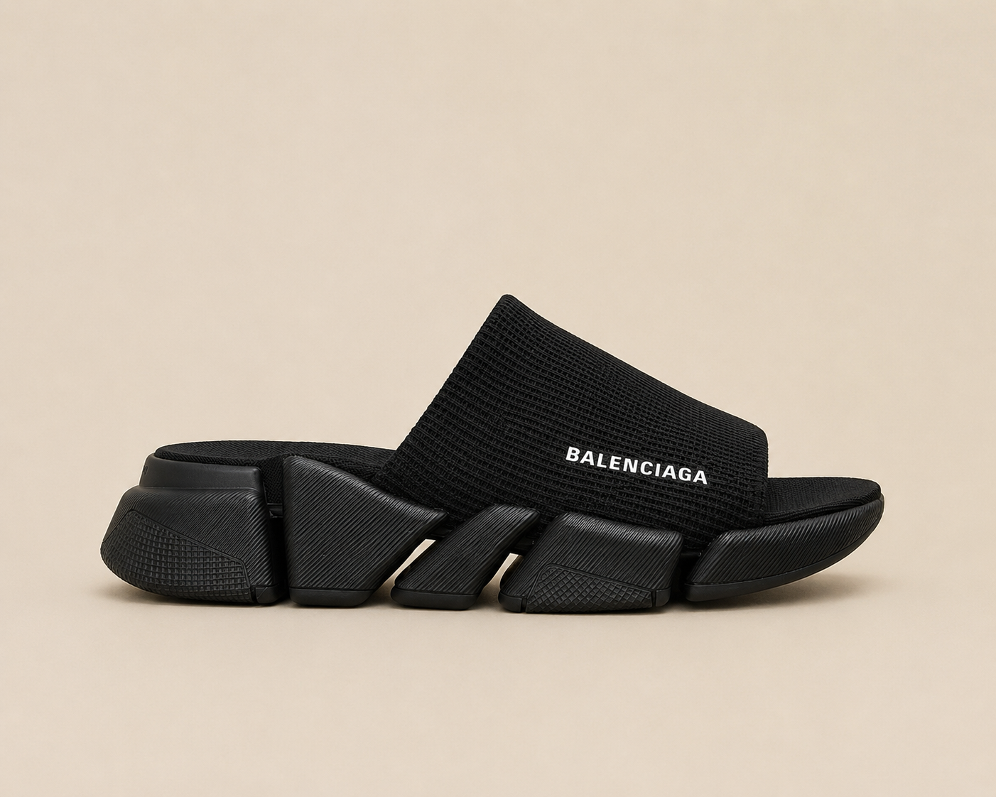 Balenciaga Speed Slide Black