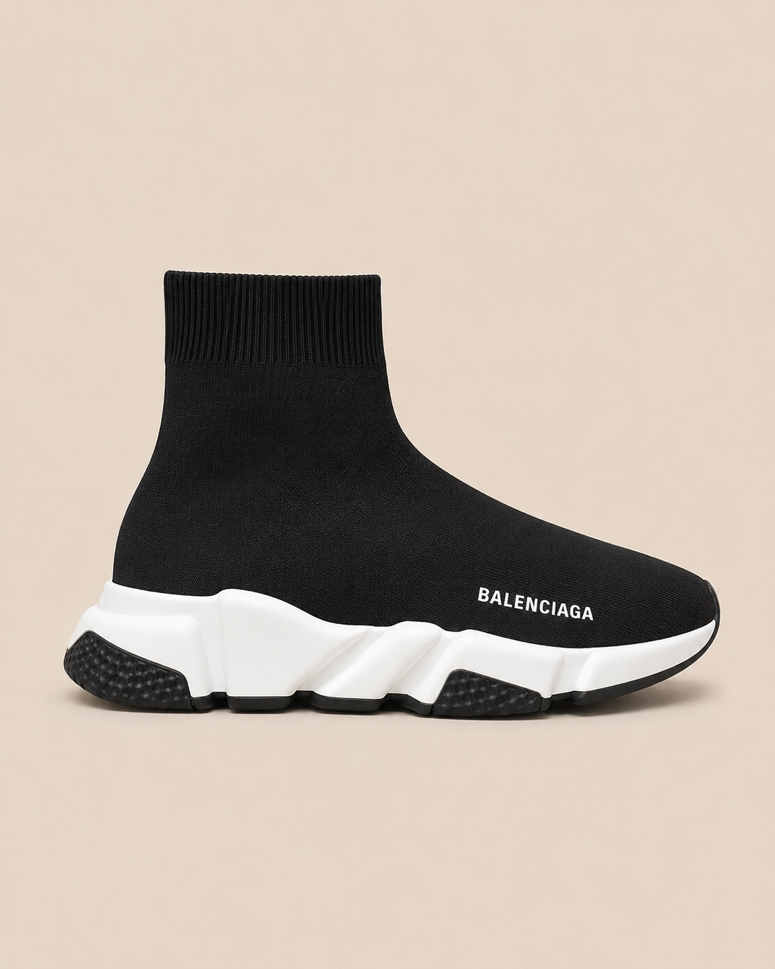 Balenciaga Speed Trainer Black White Sole