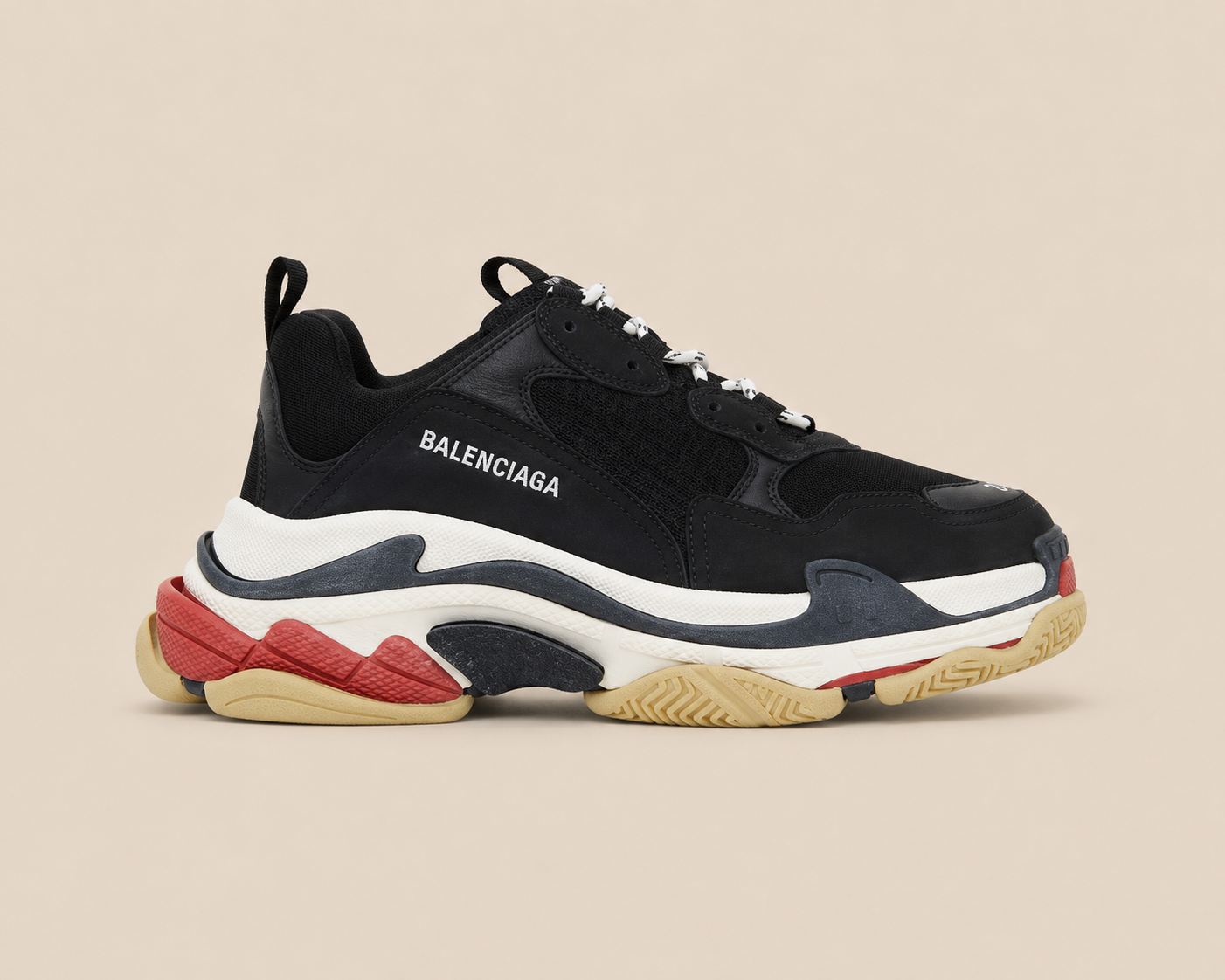 Balenciaga Triple S Black Red