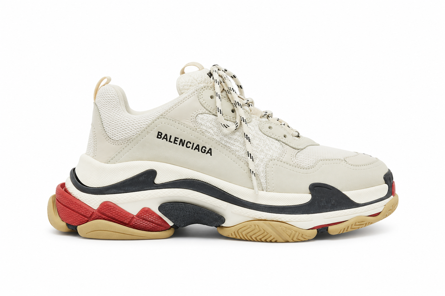 Balenciaga Triple S Cream Red