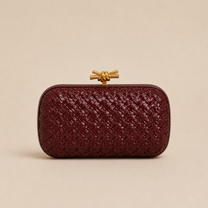 Bottega Veneta Knot Clutch - front