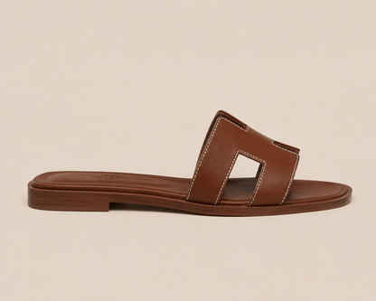 Hermès Oran Sandal Brown - Side