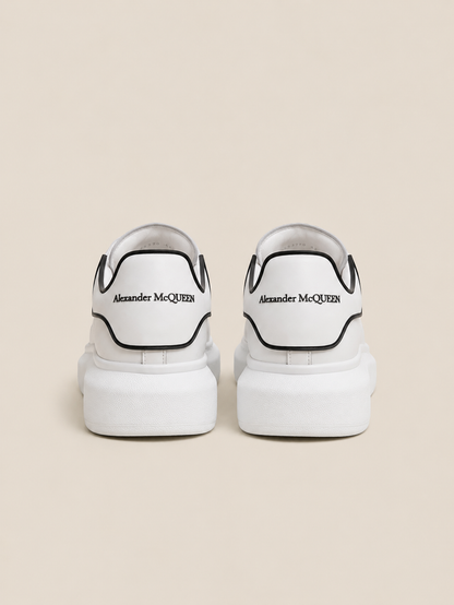 Alexander McQueen Oversized Sneaker White - back logo