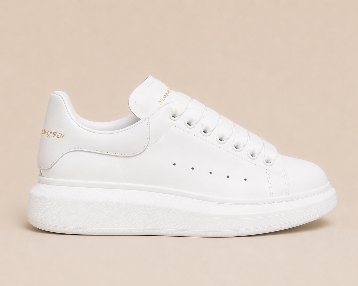 Alexander McQueen Oversized Triple White - צד