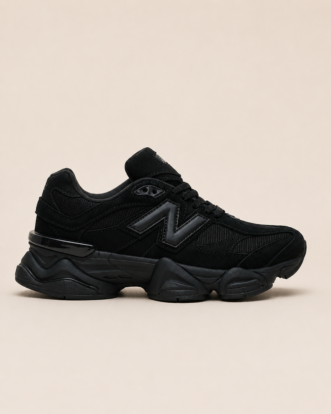 New Balance 9060 Triple Black - side