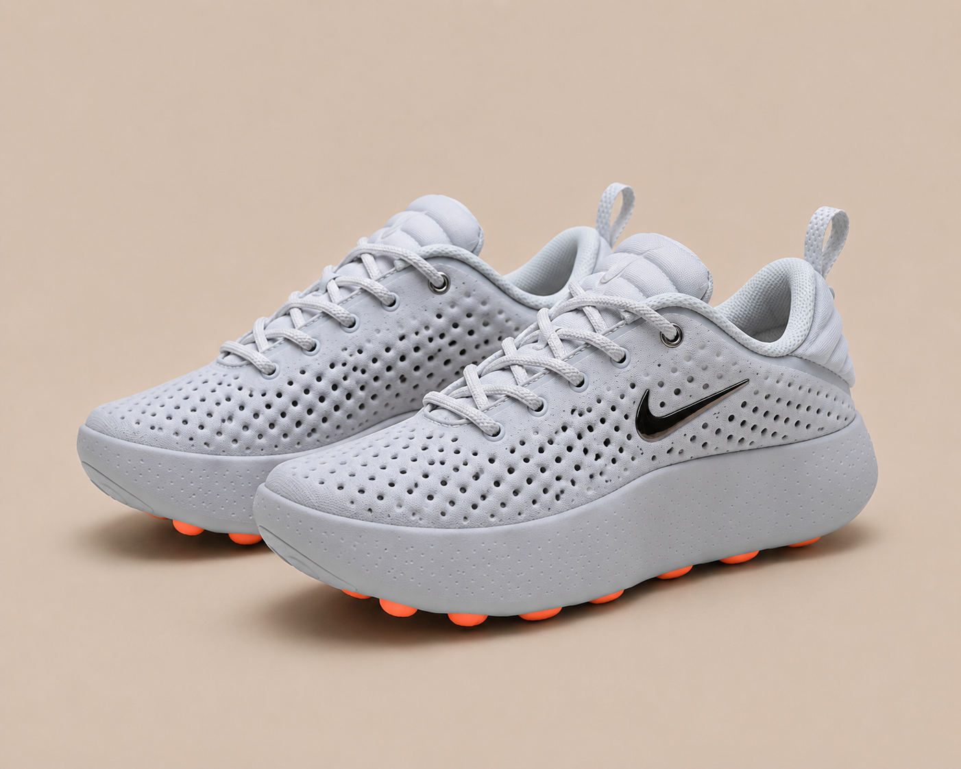 Nike Mind 002 Light Grey - pair 3/4 angle