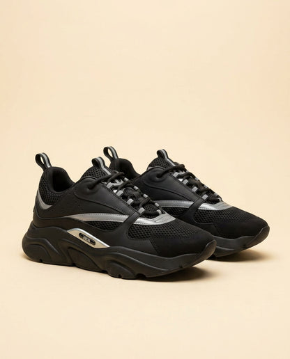 Dior B22 sneakers שחור כסף - זוג