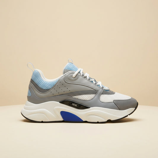 Dior B22 sneakers אפור תכלת - צד